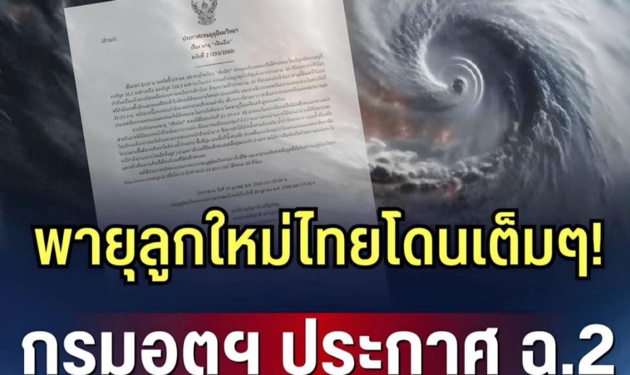 ประกาศด่วน!!เปิดรายชื่อจังหวัด เจอฝนถล่มคืนนี้…ดูเพิ่มเติม..